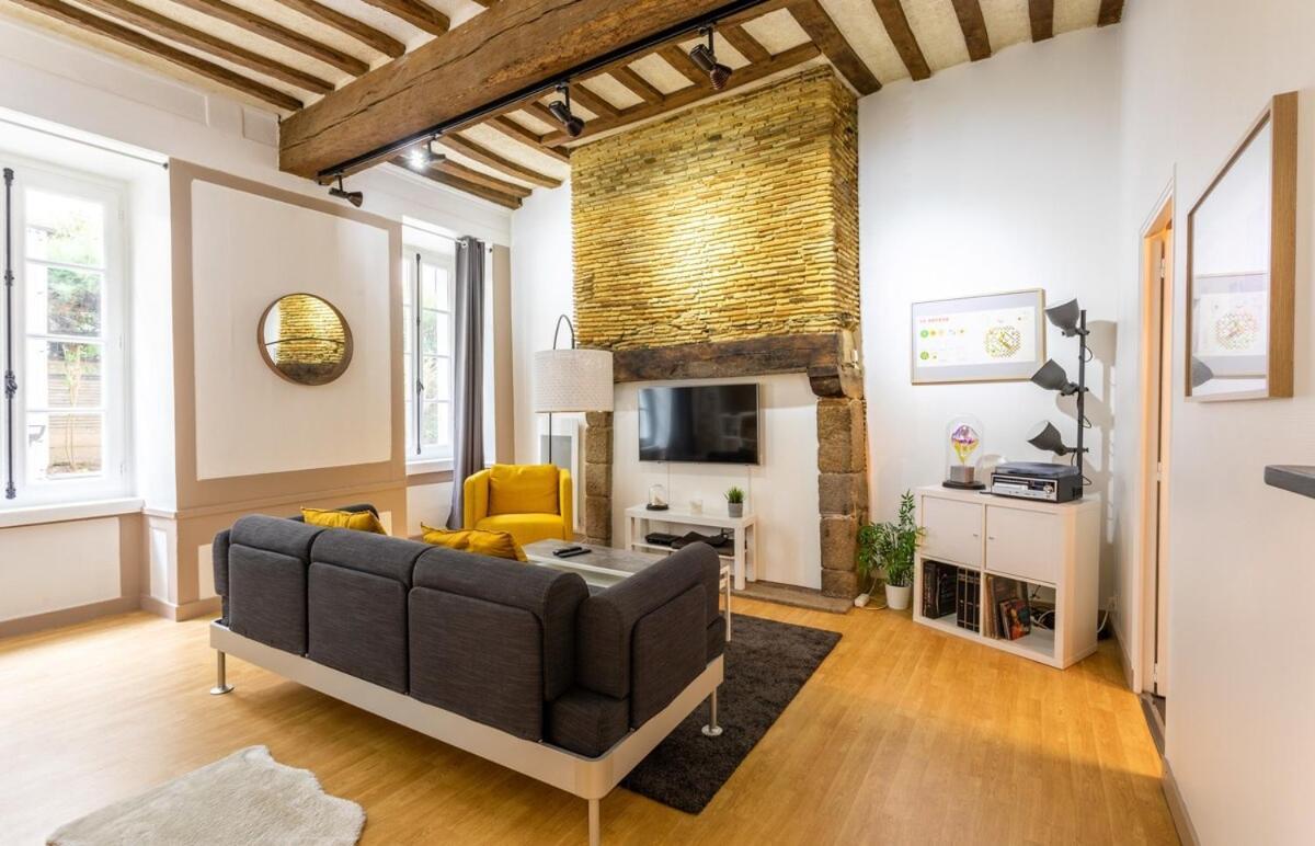 Leperdit - Bel Appartement De Charme - Hypercentre رينز المظهر الخارجي الصورة